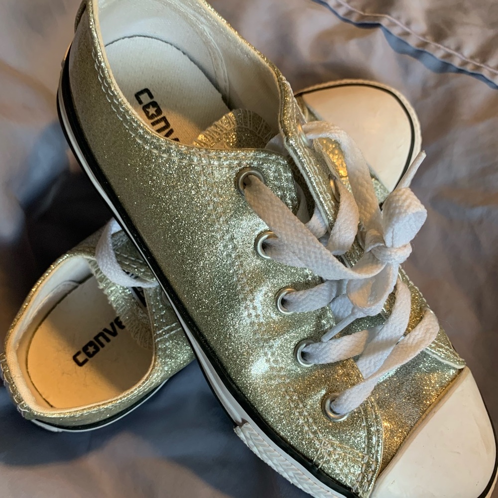 Converse silver like new conditions